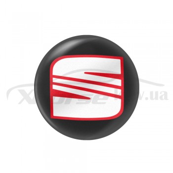 Стикер (наклейка) 12 мм Seat для автомобильного ключа