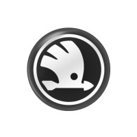 Стикер (наклейка) 14 мм Skoda для автомобильного ключа