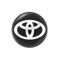 Стикер (наклейка) 14 мм Toyota для автомобильного ключа