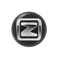 Стикер (наклейка) 14 мм Zotye для автомобильного ключа