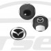 Стикер (наклейка) овал 13x10 мм Mazda для автомобильного ключа