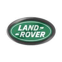Стикер (наклейка) 23,5х13,5 мм овал Land Rover для автомобильного ключа