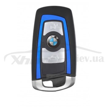 Плата смарт ключа Xhorse XSBMB1EN для BMW F/G серії з корпусом 3 кнопки синій