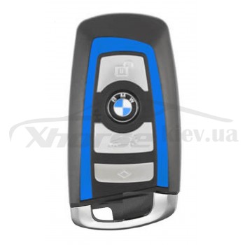 Плата смарт ключа Xhorse XSBMB1EN для BMW F/G серії з корпусом 4 кнопки синій