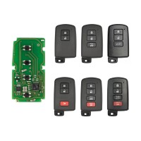 Плата смарт-ключа Xhorse XM-Prox XSTO01EN с набором корпусов Toyota (2013-2018)