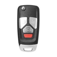 Ключ универсальный выкидной XKAU02EN 3 but+PANIC Xhorse-VVDI