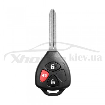 Ключ универсальный обычный XKTO04EN 2 but + Panic  Xhorse-VVDI