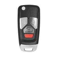 Ключ универсальный выкидной XNAU02EN 3 but + PANIC Xhorse-VVDI